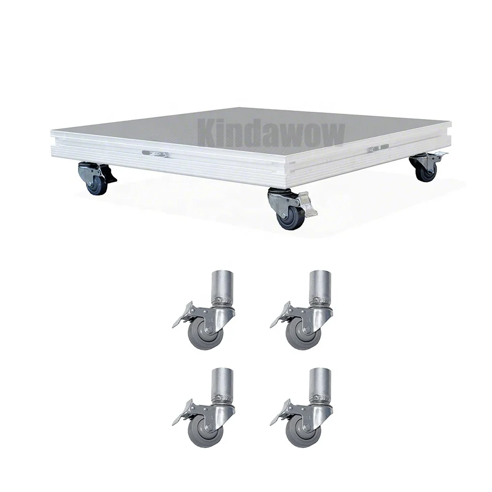 Aluminum Folding Stage Platform Concert Equipment Mobile Stage With Casters And Brakes For Sale