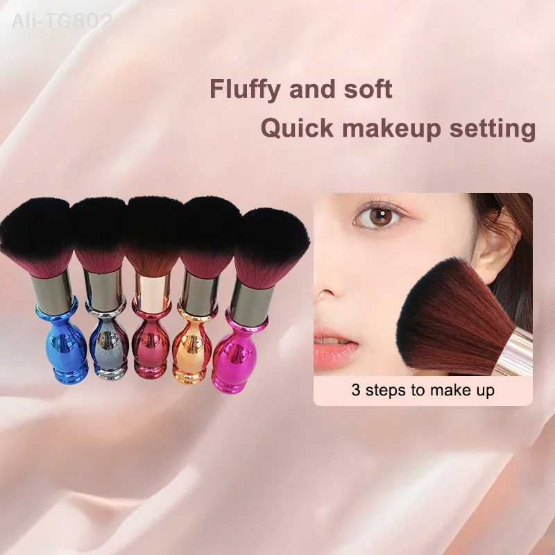 Profesjonalna szczoteczka do paznokci z miękkim włosiem do manicure, pedicure, paznokci akrylowych i żelowych, czyszczenia skórek i usuwania pyłu.