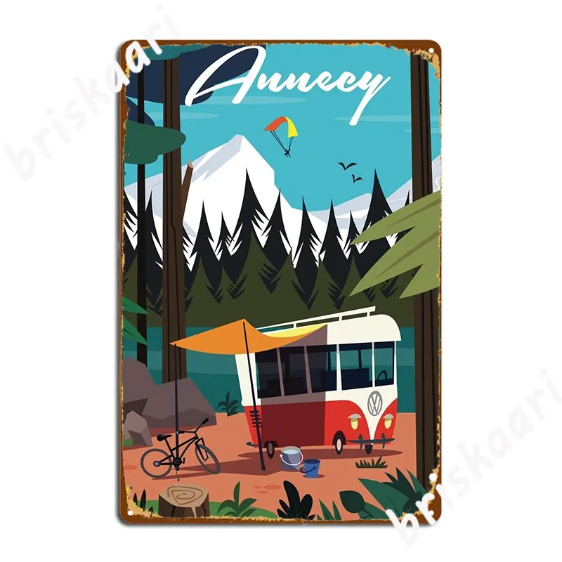 Annecy Poster Metal Sign Cinema Kitchen Decoration Party Wall Decor Tin Sign Poster