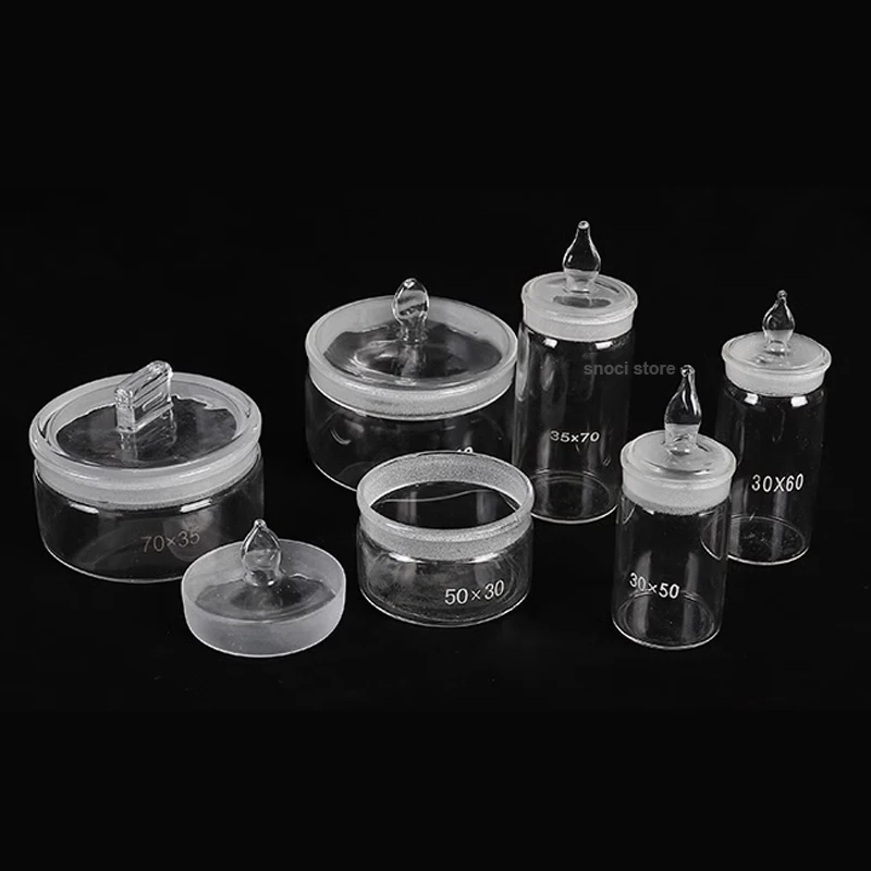 weighing bottle flat low form sealed glass scale specific gravity bottle laboratory chemistry equipment multi-specification