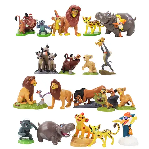 Disney 9 teile/satz 4,5-8,5 CM Der König Der Löwen Simba Nala Timon action Figur modell Anime Figuren Weihnachten geschenk für die kinder