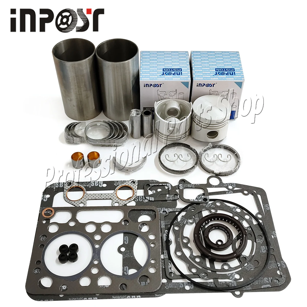 

New Z500 ZB500 Overhaul Kit STD For Kubota Tractor Repair parts Piston Gasket
