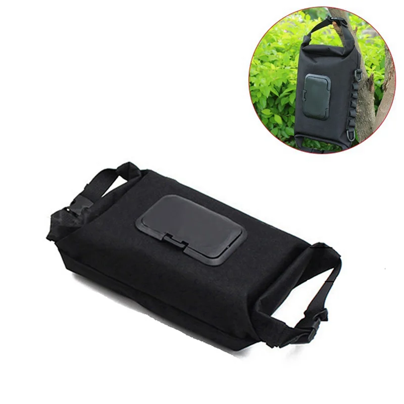 Outdoor Wet Wipe Box Canvas Tissue Wipes Dispenser Hanging Bag Portable Tissue Bag Camping Hiking Picnic Backpack