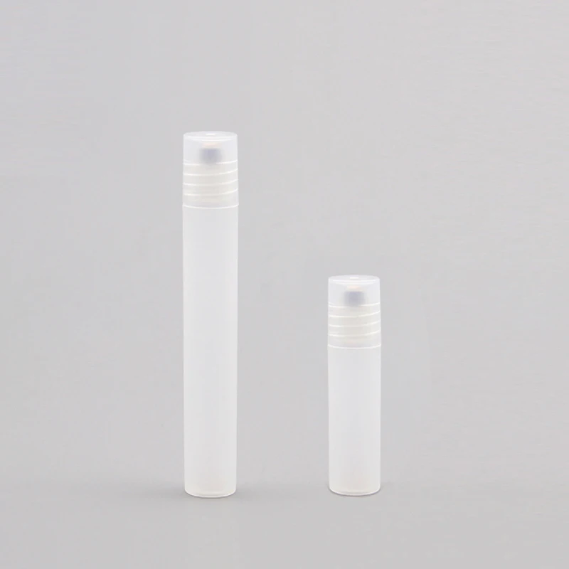 Mini 5ml/10ml puste perfumy Roll Roller Ball butelka na plastikowych płynach ze stali nierdzewnej pojemnik na olej wielokrotnego napełniania narzędzia 5 sztuk