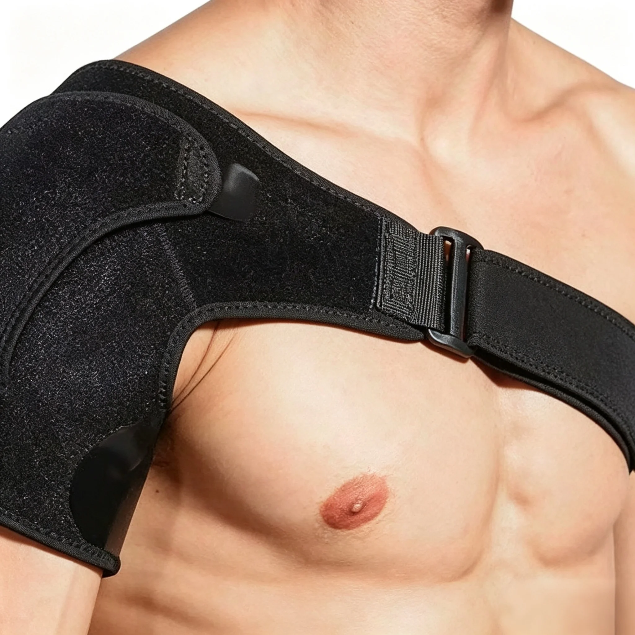 Adjustable Shoulder Support Brace Unisex Wearable Shoulder Strap Fits Left & Right Shoulder for Daily