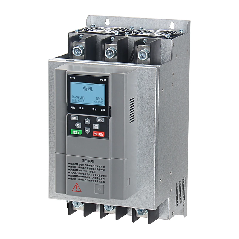 110kw Motor Soft Starter Power 100kw 110V 3 Phase Power Intelligent Soft Starter 115kw