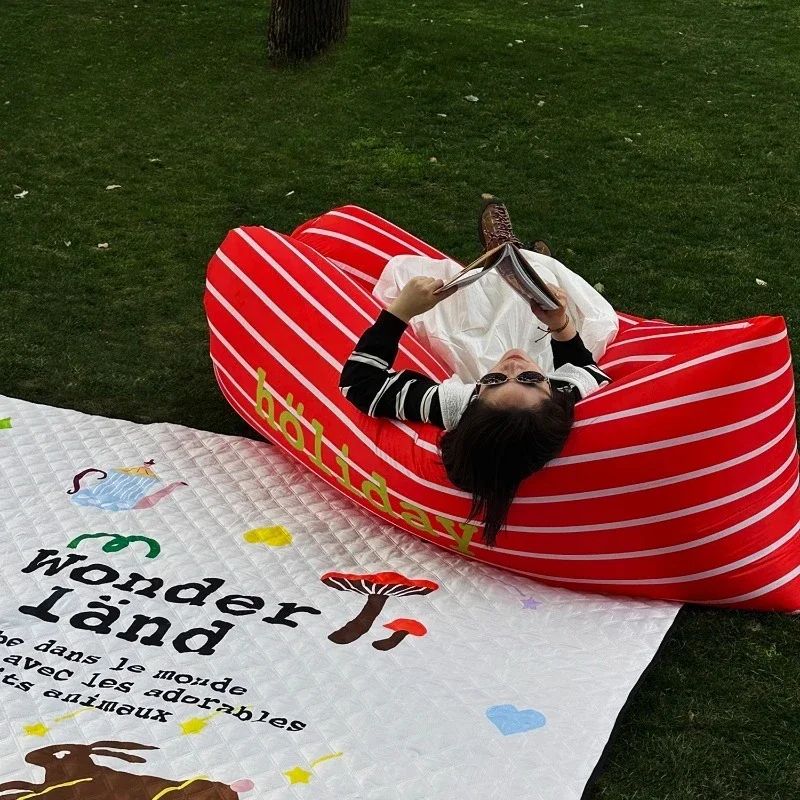 

Outdoor inflatable sofa portable camping equipment picnic supplies