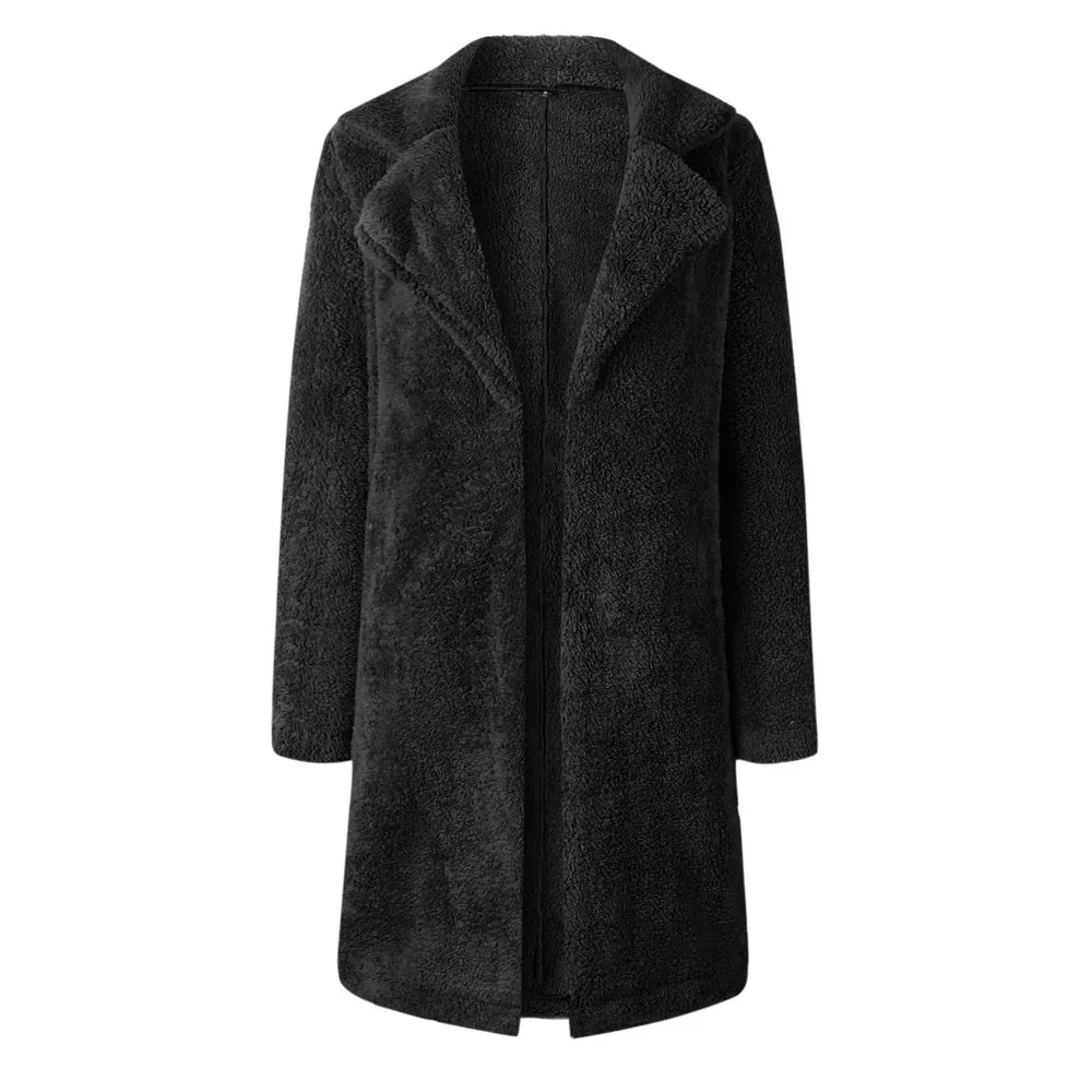 2024 Autumn Winter Long Teddy Coat Women Long Faux Fur Coat Double Sided Polar Fleece Ladies Thick Warm Jacket New Fashion Coats