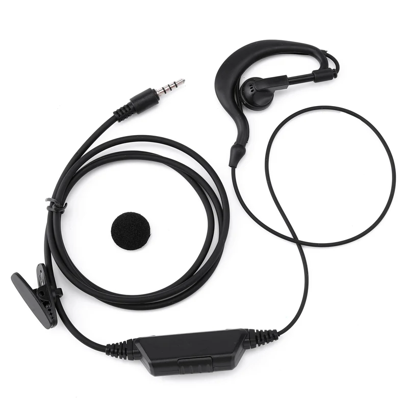 G Style Earpiece Iron Clip PTT Ear Hanging Earphone for Public Network Walkie Talkies Hytera PNC380 PNC360 PNC560 PNC460 G32 G36