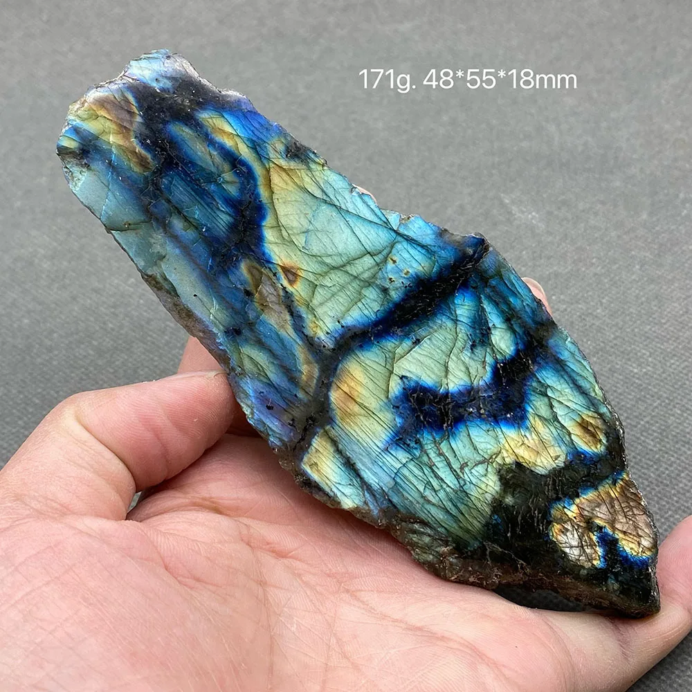 

100% natural Labradorite rough mineral specimens cure crystal