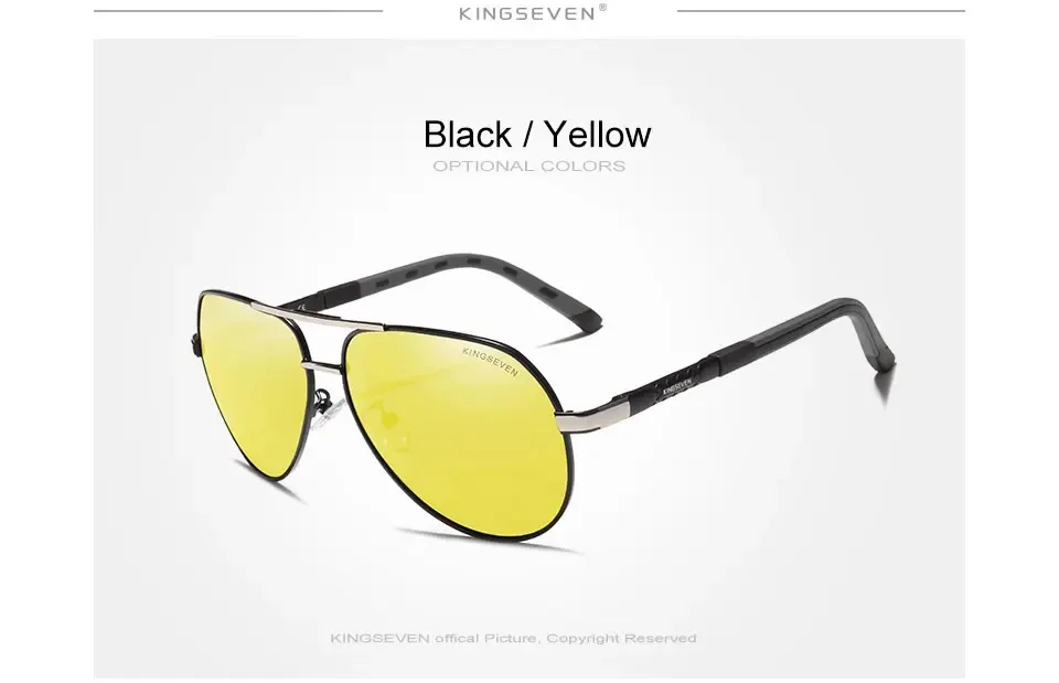 KINGSEVEN Mode Männer Sonnenbrille Luxus UV400 Polarisierte Gläser Frauen Pilot Outdoor Kausalen Männlich Weiblich Angeln Fahren Brillen – Detail 10