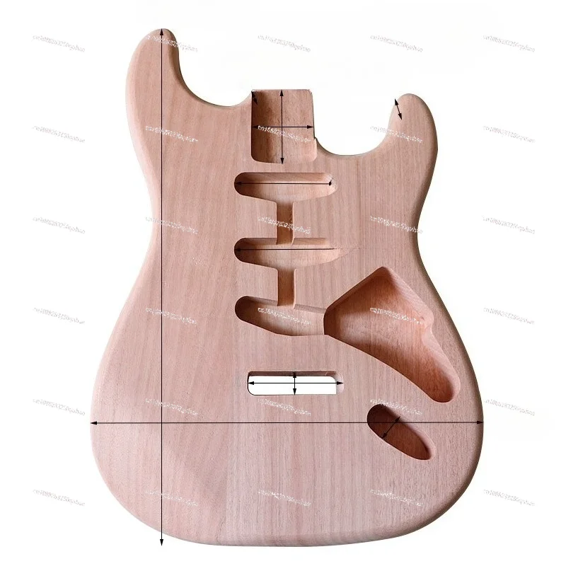 

ST three single guitar body peach blossom core electric guitar body musical instrument accessories DIY student modified
