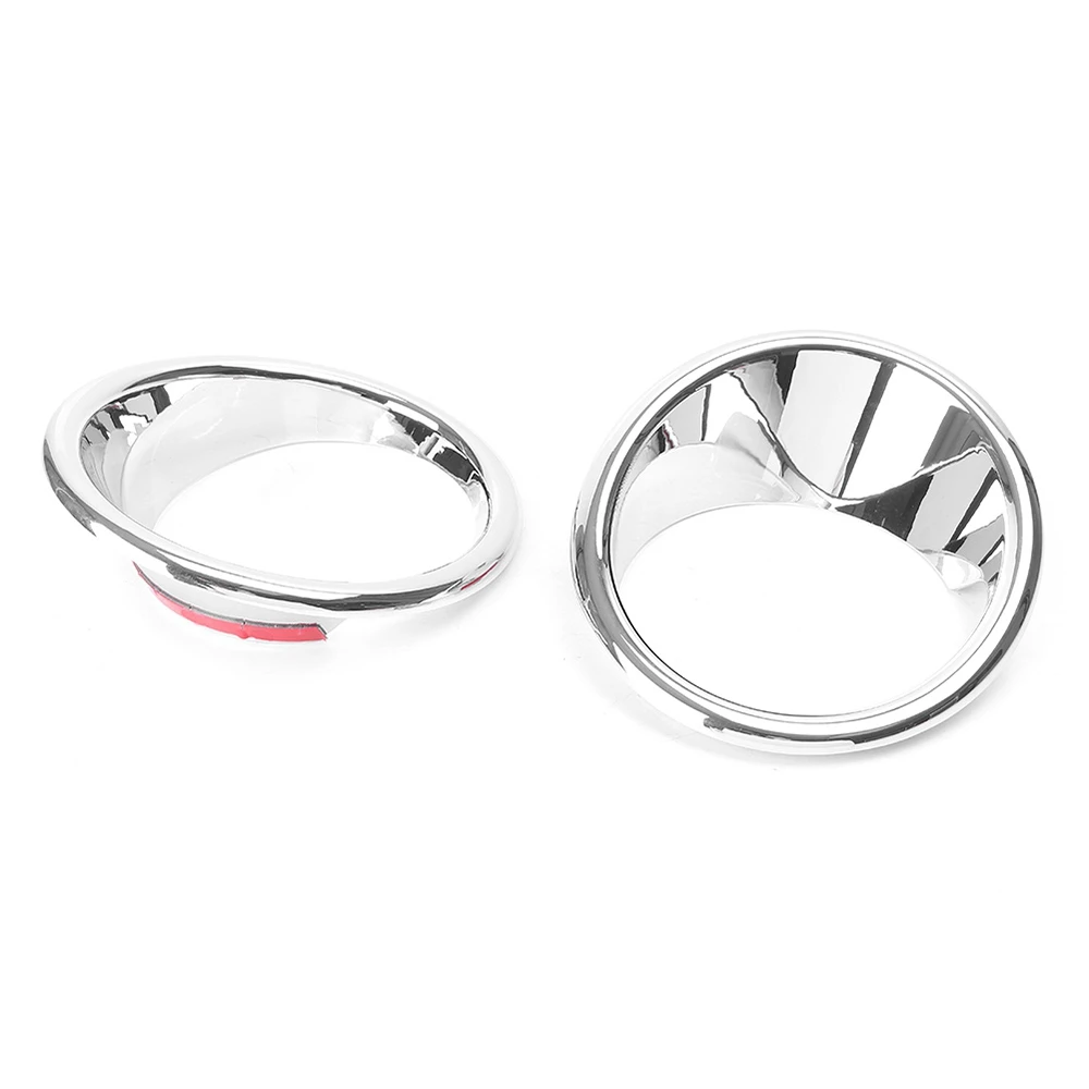 

Chrome 2Pcs Plated Front Fog Light Lamp Cover Trim For-BMW X5 F15 2014-2018