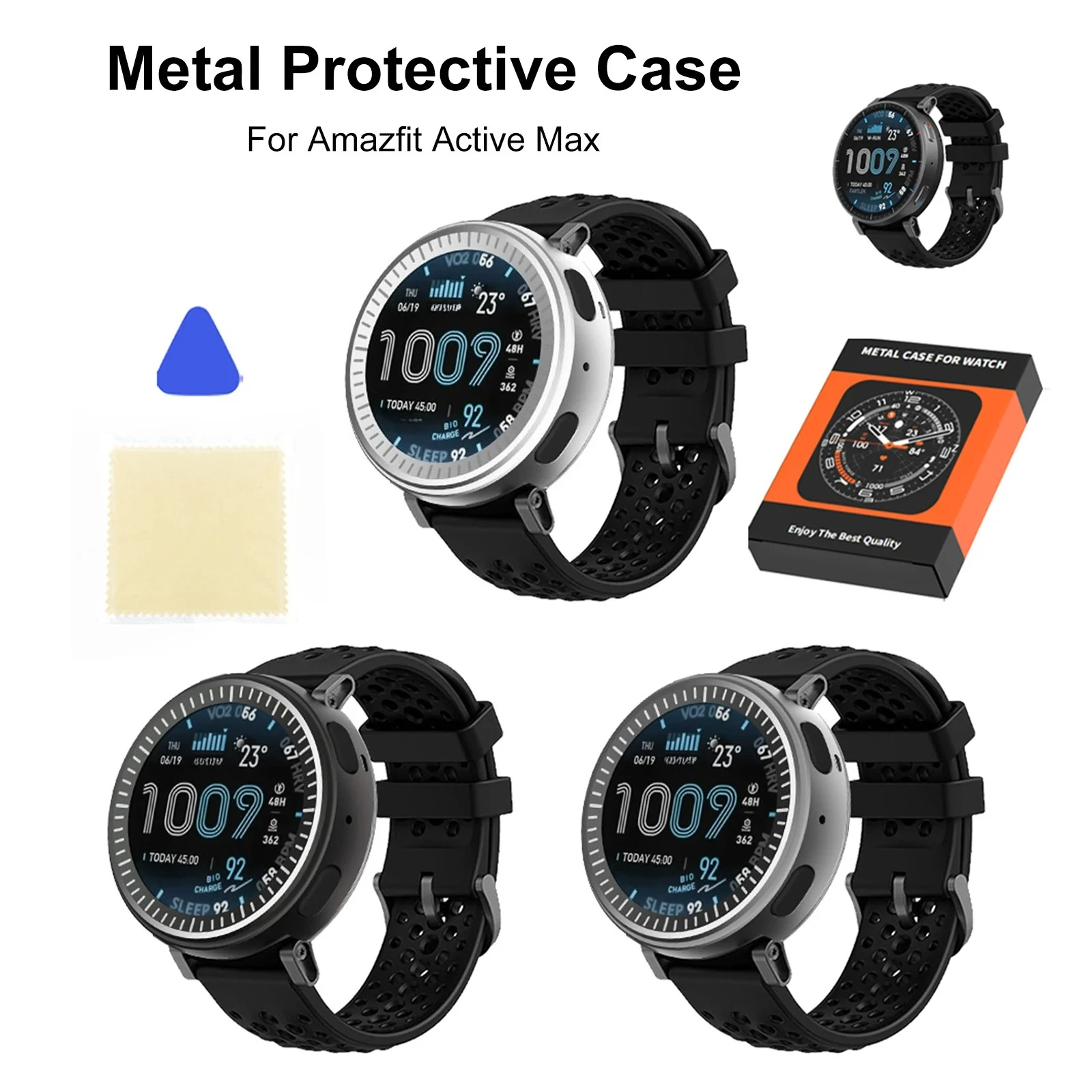 Smartwatch Watches Amazfit - Capa de metal para amazfit active