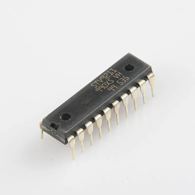 10pcs STV9211 DIP-20 CRT TV Deflection Processor IC Horizontal Vertical Scan Control Chip One-Stop BOM Service