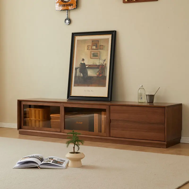 خزانة تلفزيون إيطالية بسيطة، أدراج عصرية، خزانة تلفزيون فاخرة، شقق تخزين أثاث Meuble Chambre #2