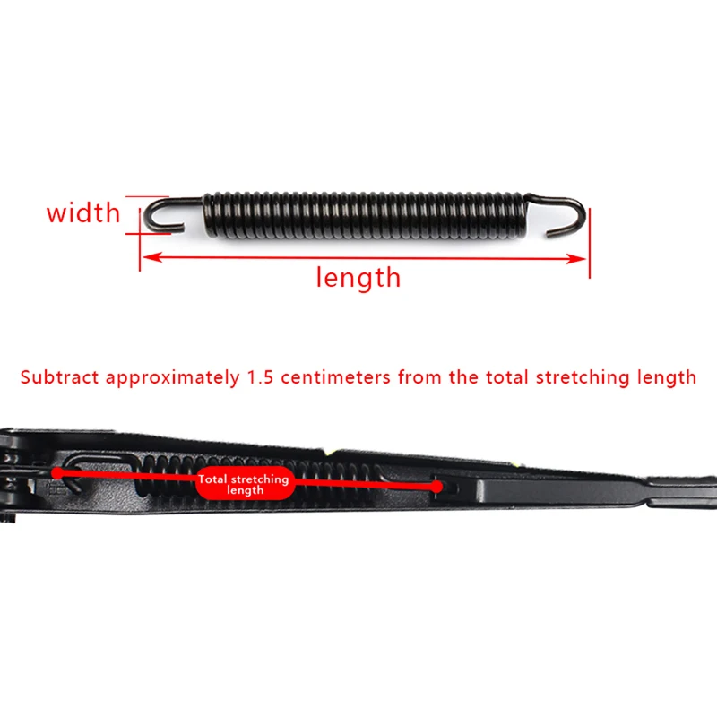 1-teilige Scheibenwischerarmfeder, Ersatz-Spannfeder für Wischerblatt-Reparatur – Detail 11
