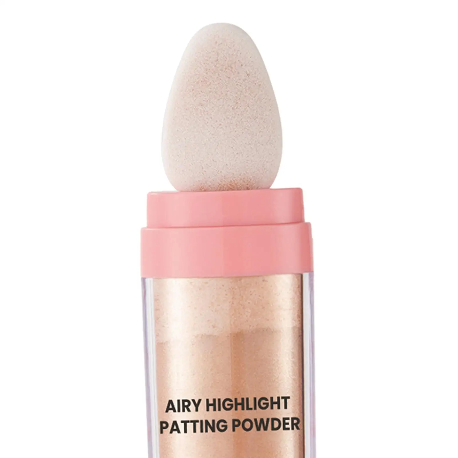 2xHighlighter Powder Stick Configuração Pó Rosto Blush para Maquiagem Aureate marrom