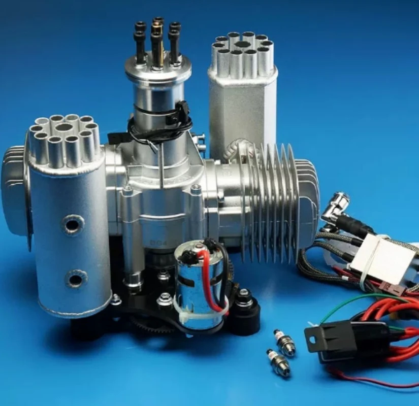 DLE170M Paraglider Power Parachute Engine 17.5HP 7500RPM 45kg Thrust 32X10 Propeller 1100RPM Idle Speed