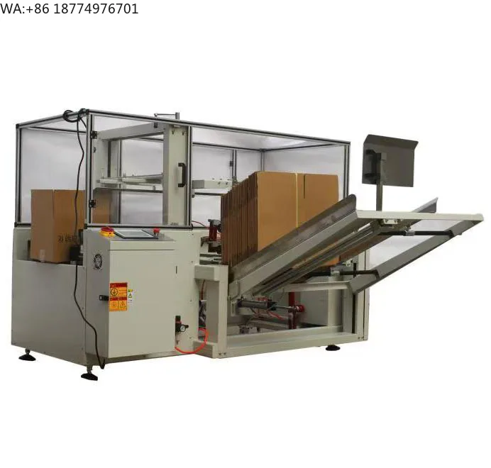 Full Automatic Carton Packaging Machine Carton Forming Machine Automatic Baler Mechanical Conveyor System Sealing Carton Machine