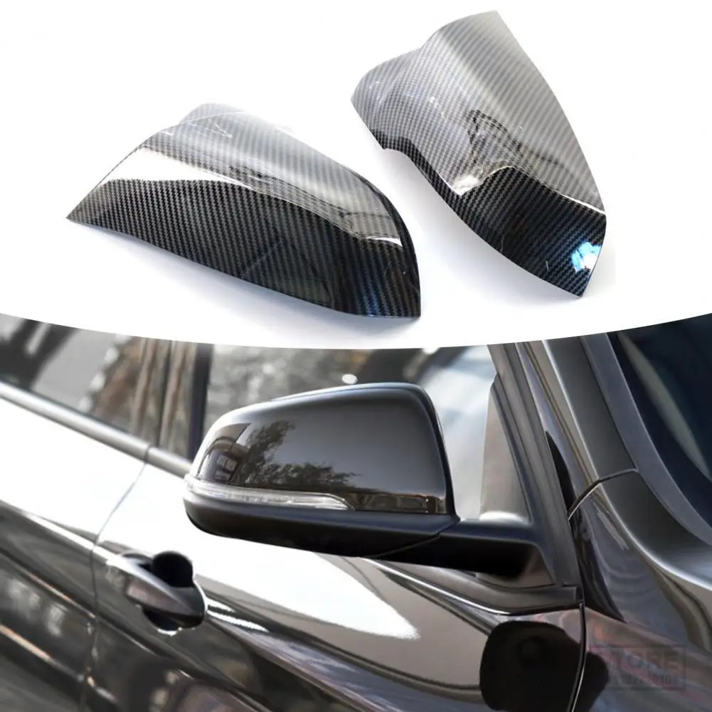 

Carbon Grain Premium Left Right Side Door Mirror Cover 51167386567 51167386568 for BMW 1 Series F52 X1 F48 F49 2016-2019