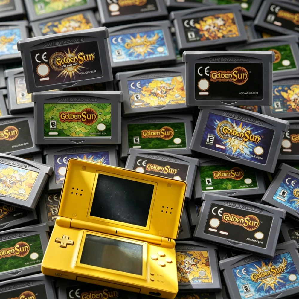 

NEW Golden Sun: The Lost Age GBA Game Cartridge 4 Styles Advance GBA SP DS Classic JRPG Retro Video Game Collection Gift