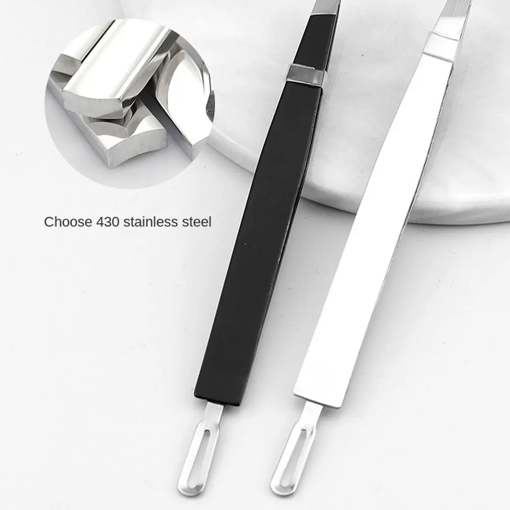 Acne Treatment Hair Pluckers Double Side Slant Eyebrow Tweezers Eyebrow Clip Ultra-thin Stainless Eyelash Tweezers