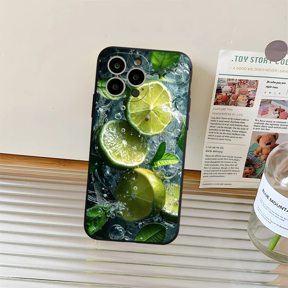 Fruit lemon Phone Case for iphone 15ProMax 14 11 13 12 16 Pro Xs Max Mini Xr X 7 8 6 Plus Shell Coque