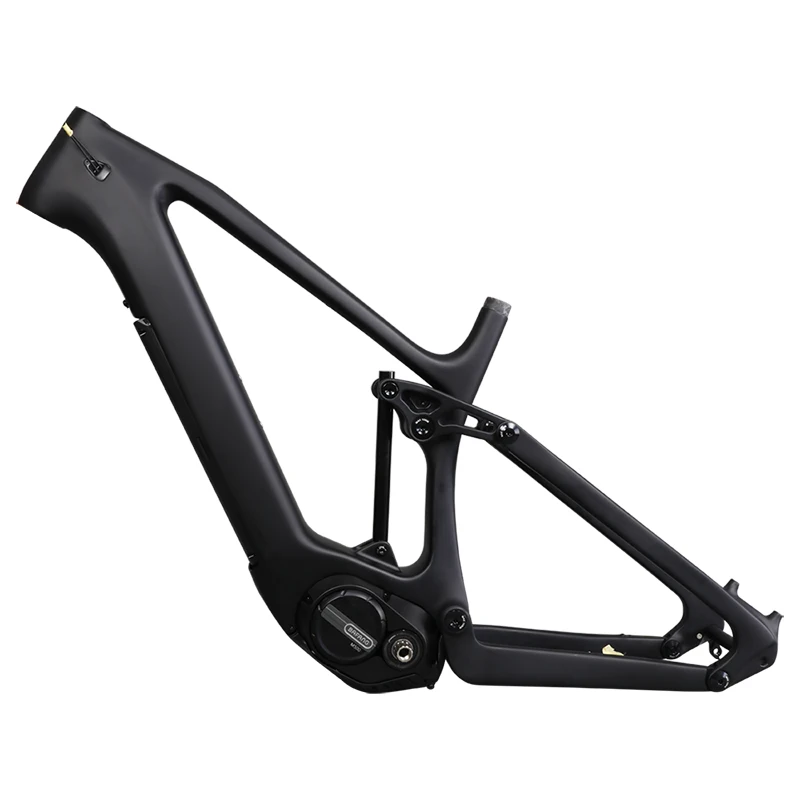 27.5ER Carbon ebike MTB Frame Mountain ebike Frameset Suspension Frame Internal Cable Routing 16\