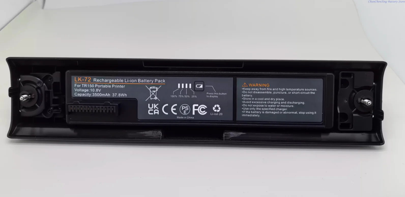 ALLCCX 10.8V 3500mAh Portable printer battery LK-72, LB-70 for CANON TR150, TR160, TR163