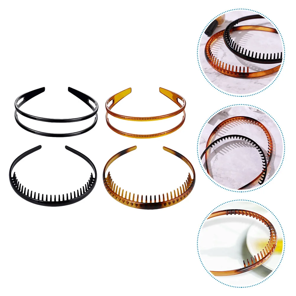 

Shark Tooth Headband Thin Shower Universal Teeth Hair Hoops Miss Headbands for Girls