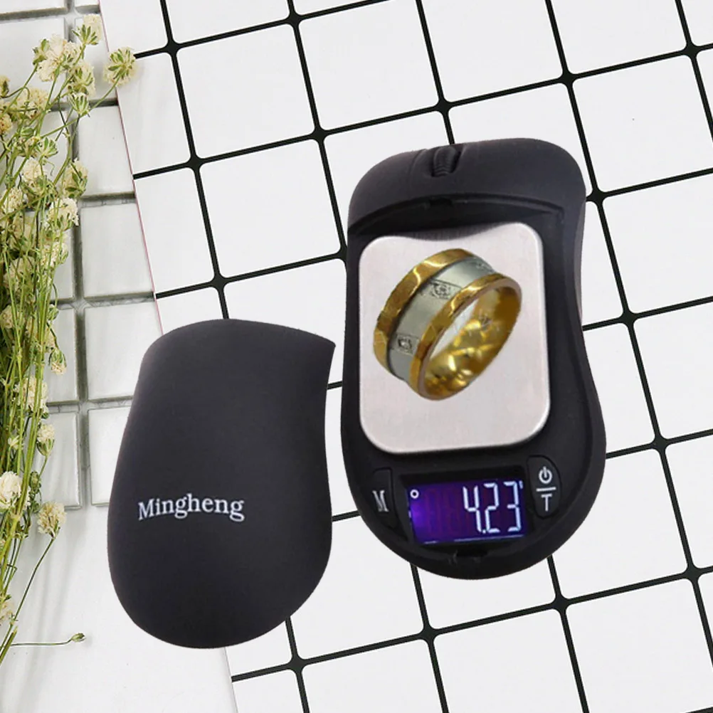 

200g/0.01 Mouse Design Gram Jewelry Scale Mini Portable Tea Gold Medicine Electronic Scale without Included