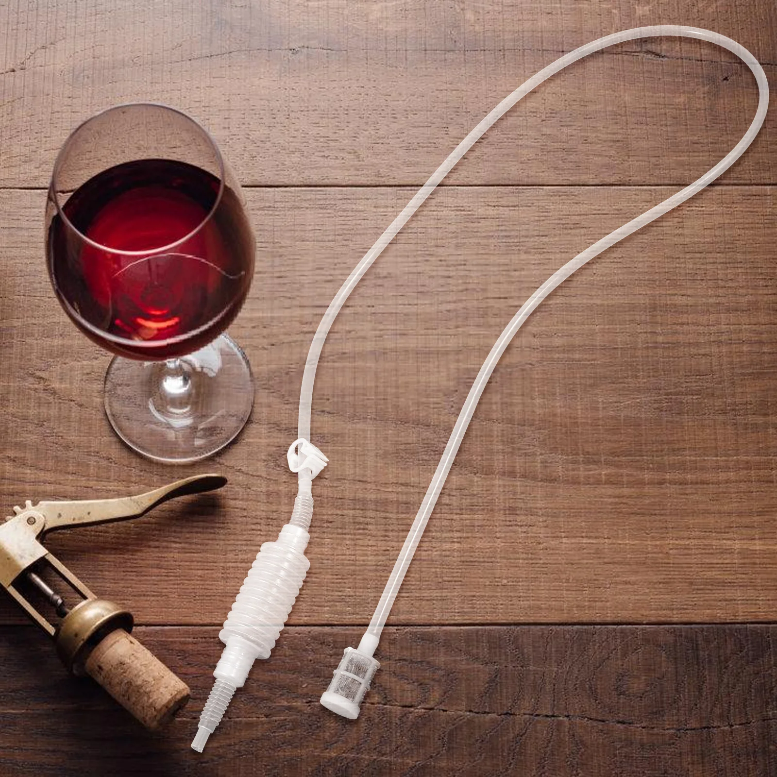 

Compact Lightweight Wine Siphon Transfer Hose Soft Tube for Home Brew Break Resistant Wear Resistant Wine Siphon