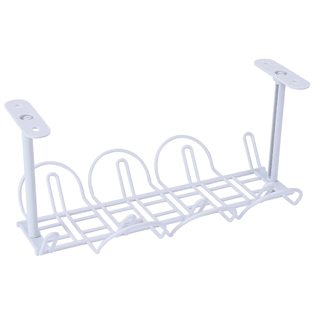 

Desk Storage Holder Organizer Basket under Cabinet Office Supplies Lightweight Fashion Hanging Shelf Storage
