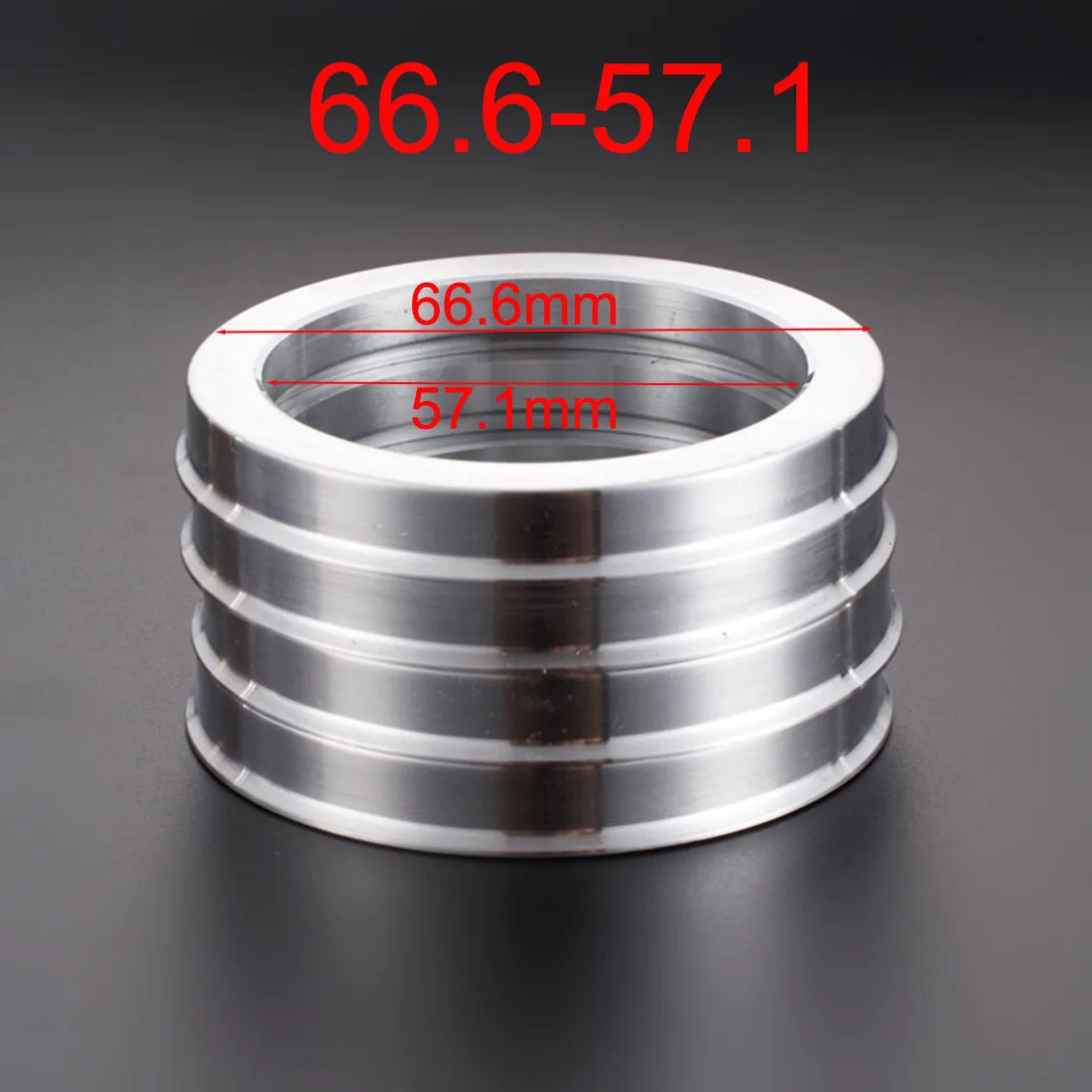 4pcs Car Aluminum Alloy Wheel Hub Centric Rings center Bore 60.1-56.1/66.6-57.1/66.1-64.1/67.1-57.1/73.1-57.1/73.1-60.1