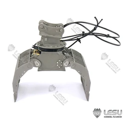 1/14 LESU Metal Selector Grab Grapple for Hydraulic RC Excavator Pc360 Et26L Et30H Remote Control Car Model TH16860