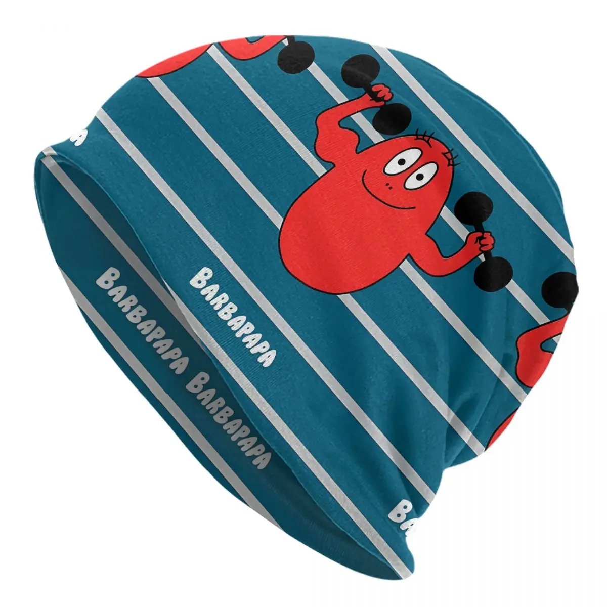 

Skullies Beanies Caps Red Weightlifting Thin Hat Bonnet Hats Men Hip Hop Ski Cap