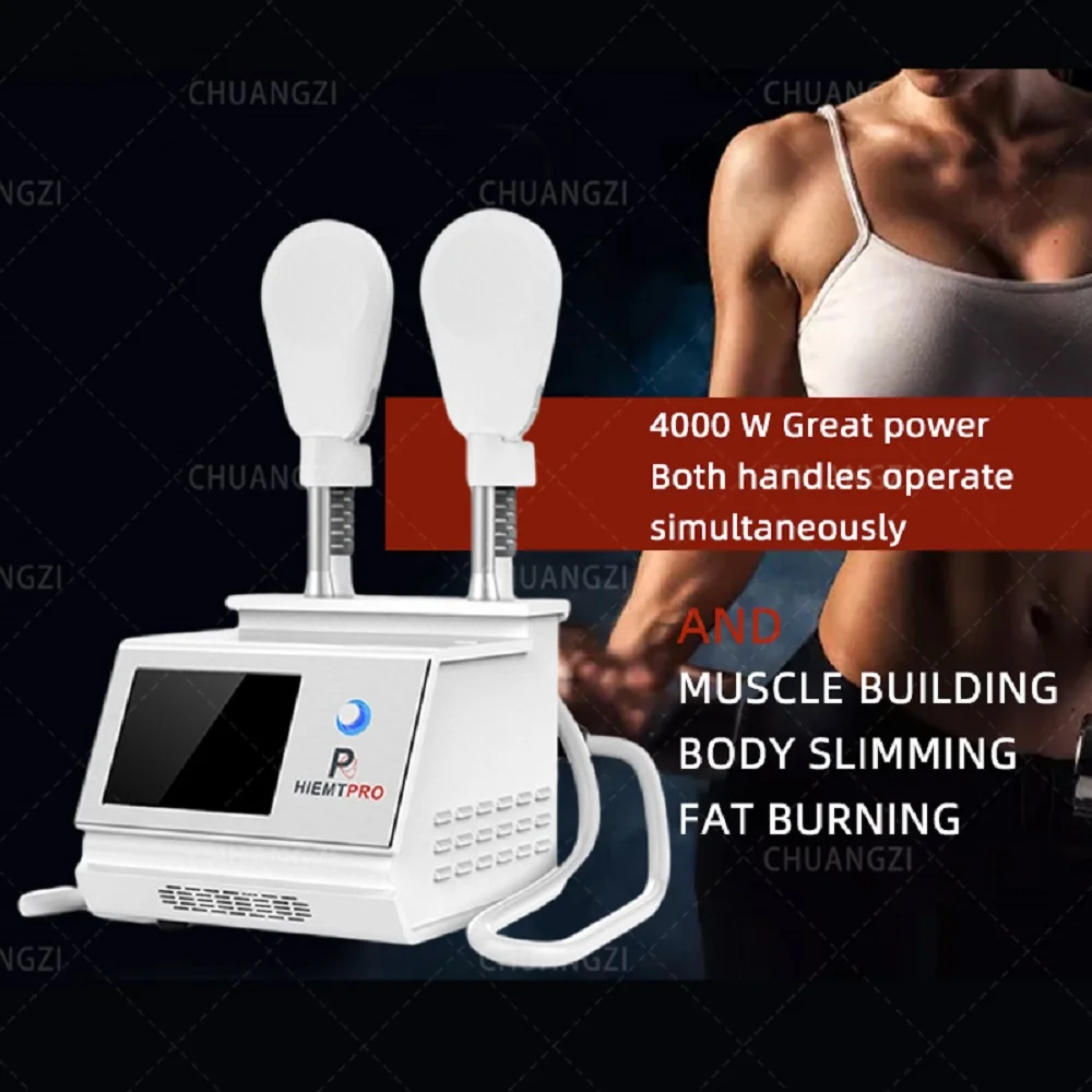 

DLS-EMSlim 2022 The New Neo Power 5000W 13 Tesla Hiemt RF Machine 4 Handles Pelvic Stimulation Pad Optional Emszero