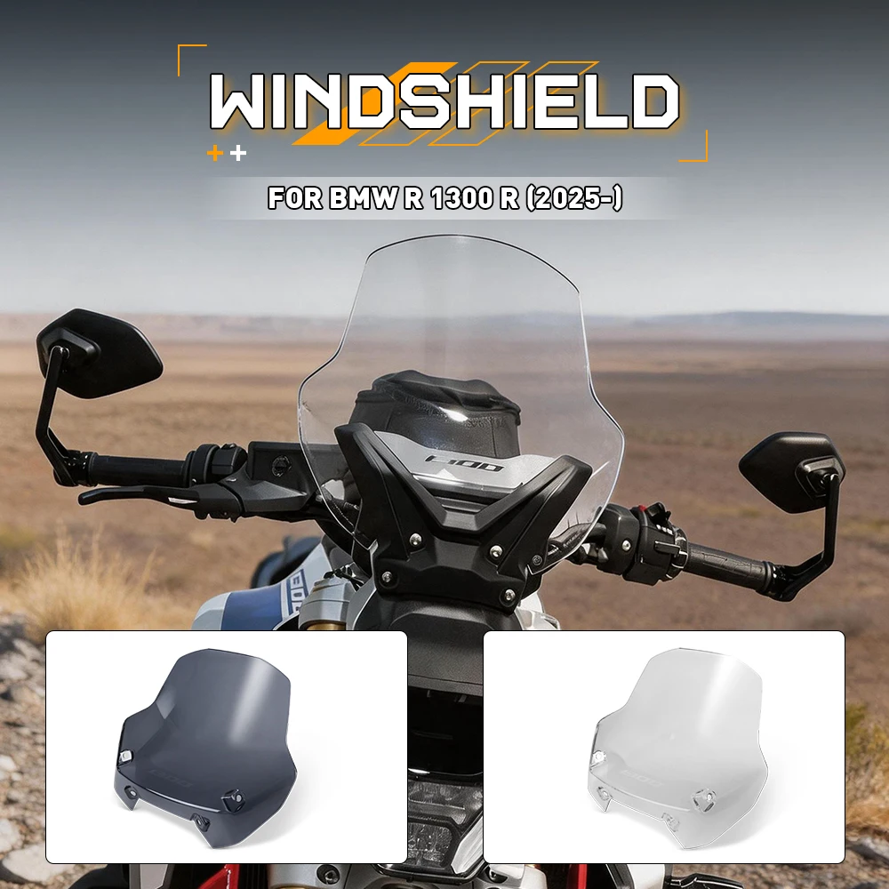 For BMW R1300R 2025 2026 Accessories New Front Sport Windshield Fairing Deflector R 1300 R Windscreen Cowling Spoiler Deflectors