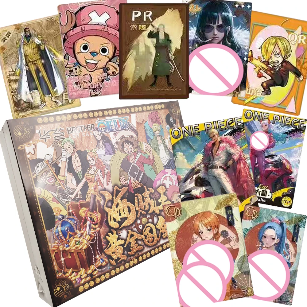 

Classic Popular Anime One Piece Collection Cards Booster Box Adventure Youth Comic Protagonist Creative Hobby Cards Kids Gifts