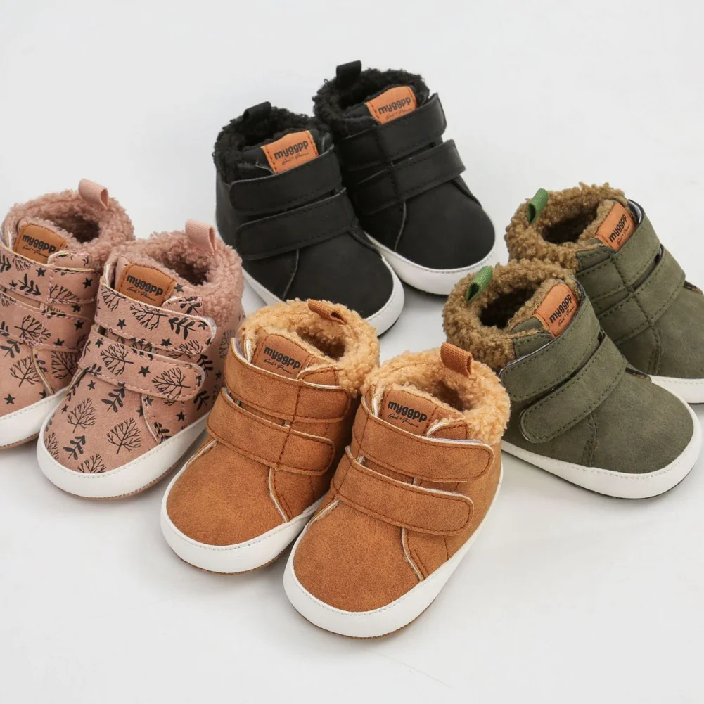 Baby Shoes Boy Girl Winter Warm Infant Snow Boots Nonslip Soft Bottom Shoe Newborn Sneakers Toddler Warming First Walkers