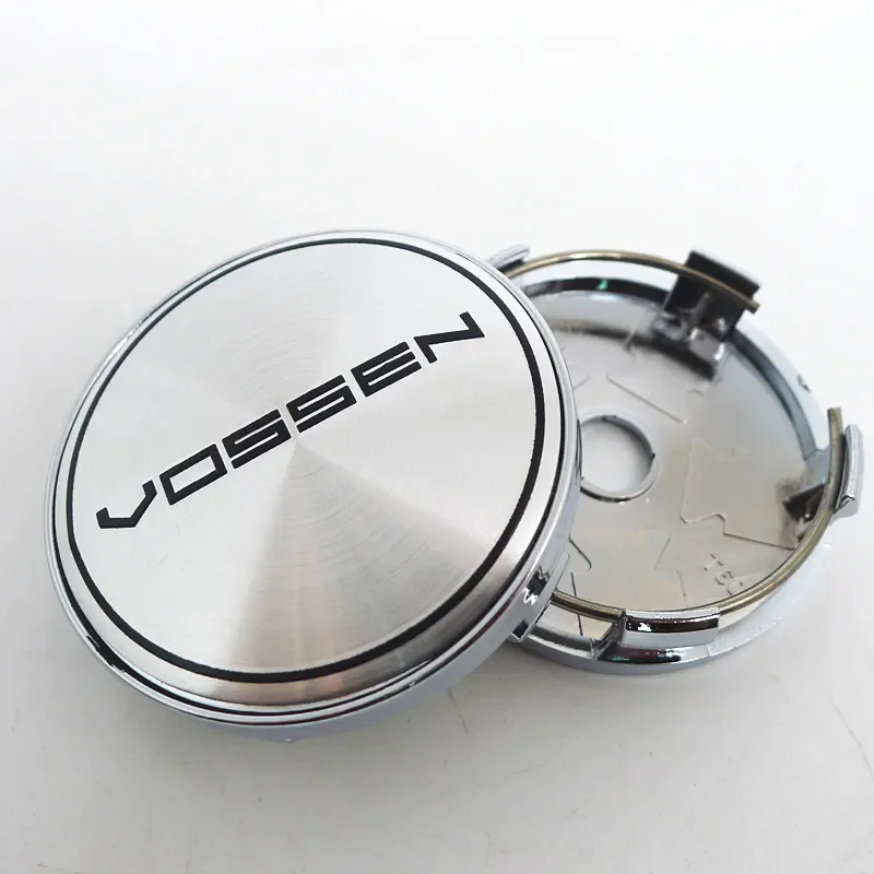 4pcs 56mm 60mm for Vossen Wheel Center Cap Emblem Badge Car Rims Hubcaps Cover  Dust-proof  Decal Auto Accessories