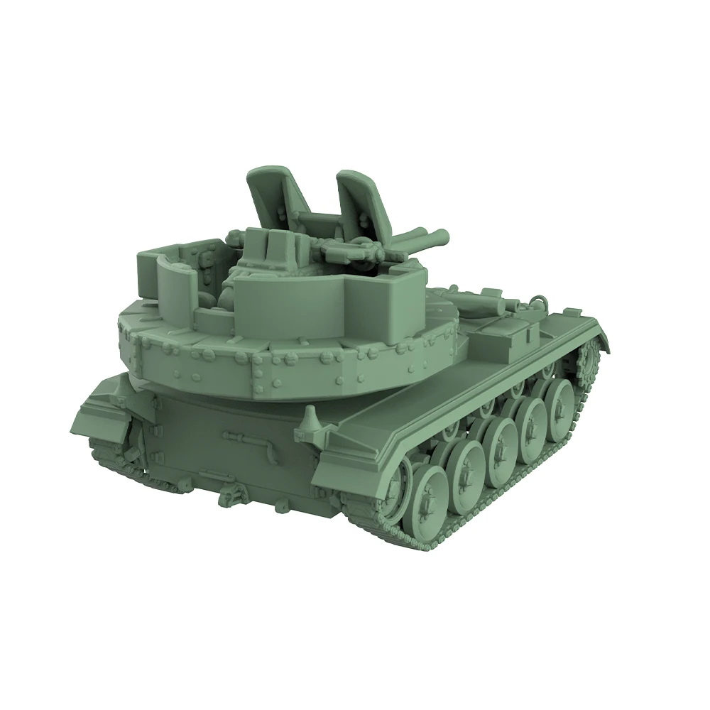 SSMODEL SS517 1/200 1/350 1/700 US Twin Gun Motor Vervoer M19A1 SPAA Miniatuur Statisch Model Militaire Oorlog Games