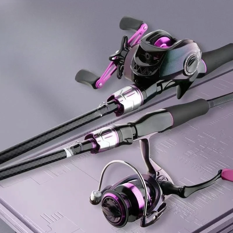 

Beginner set, a complete set of water drop wheel spinning wheel, carbon rod, long-distance investment rod, universal rod