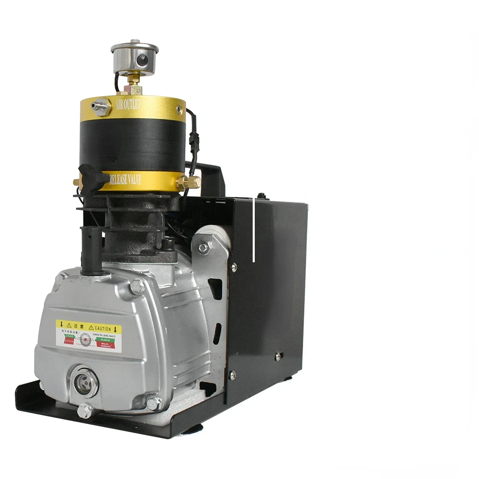 

High pressure air pump 30mpa water-cooled inflation pump 40mpa single cylinder small electric pump 4500psi flushing