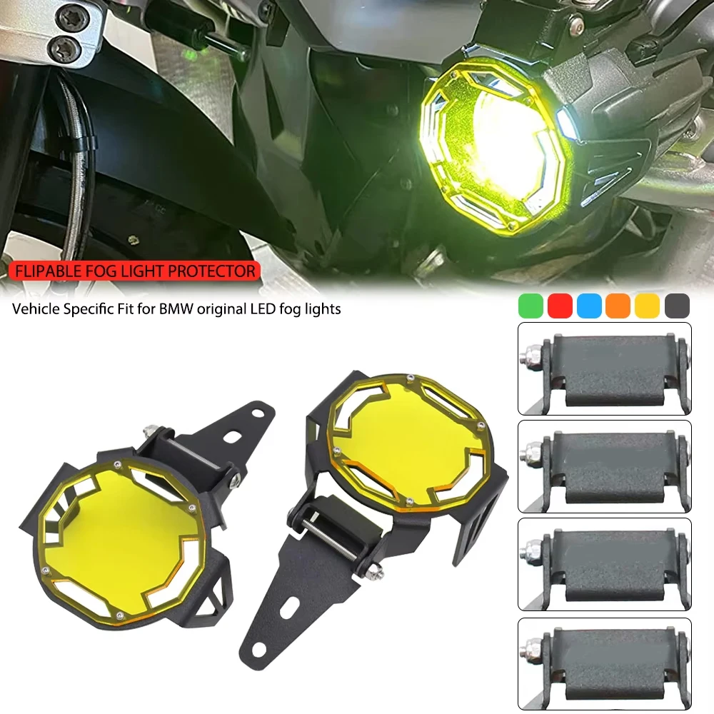 Protector de luces antiniebla abatible, cubierta protectora de rejilla para BMW F 850 GS F850GS Adventure F800GS 800 ADV F800 F850