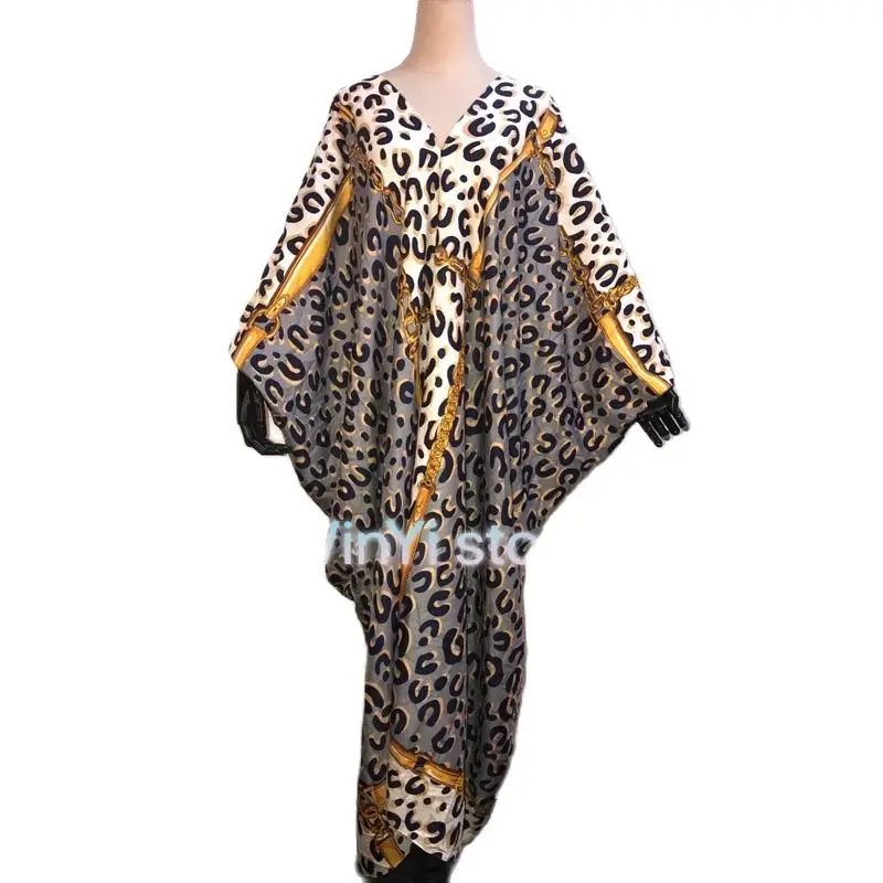 Dashiki Dress Print Autumn Party Elegant Dress Elegantes Muslim Abaya Bazin Robe Gown Broder Riche Sexy Lady Party maxi beach