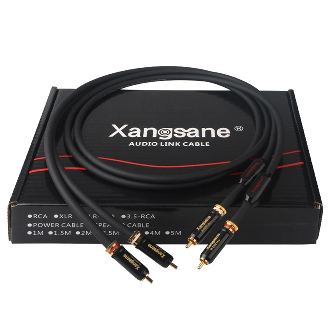 Xangsane SP-5008Cu High Fidelity Single Crystal Copper Audio Signal Line Power Amplifier Double Shield Connection