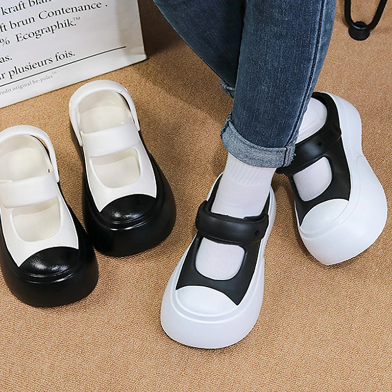 Summer Women Garden Sandals Thick Bottom Clogs Comfortable Mixed Colors Slippers EVA Casual Outdoor Beach Shoe For Female 36-41