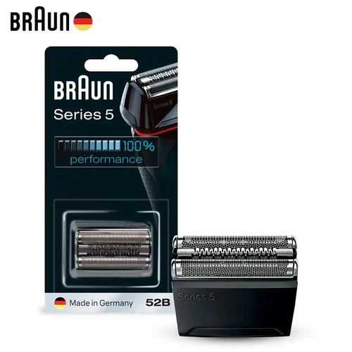 Braun Serie 5 cabezales de repuesto afeitadoras cortador hoja 52B hoja de afeitar para 5020S 5030S 5040S 5050CC 5070CC 5090CC